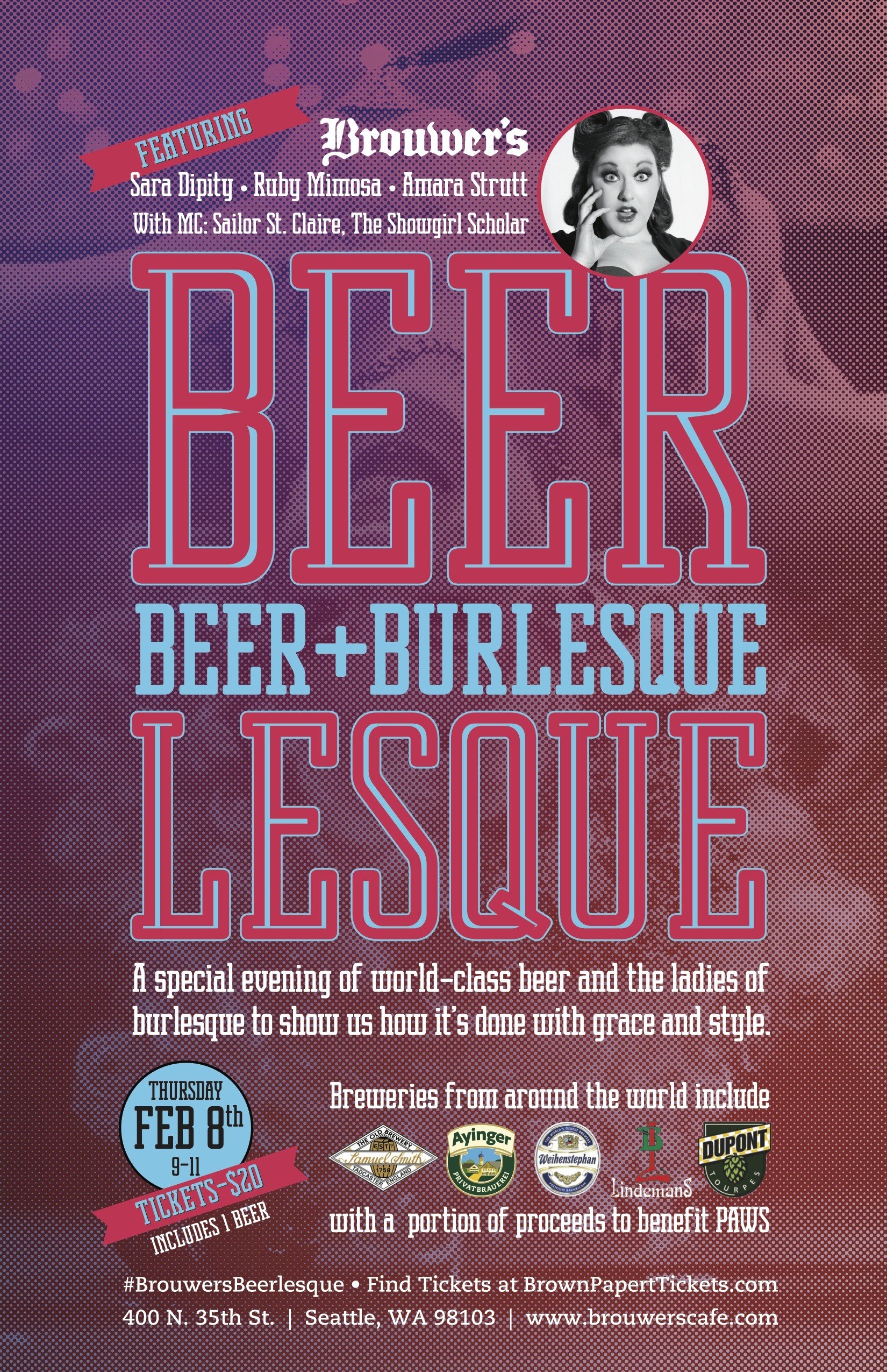 Thursday, February 8th 9pm-11pm, Beerlesque