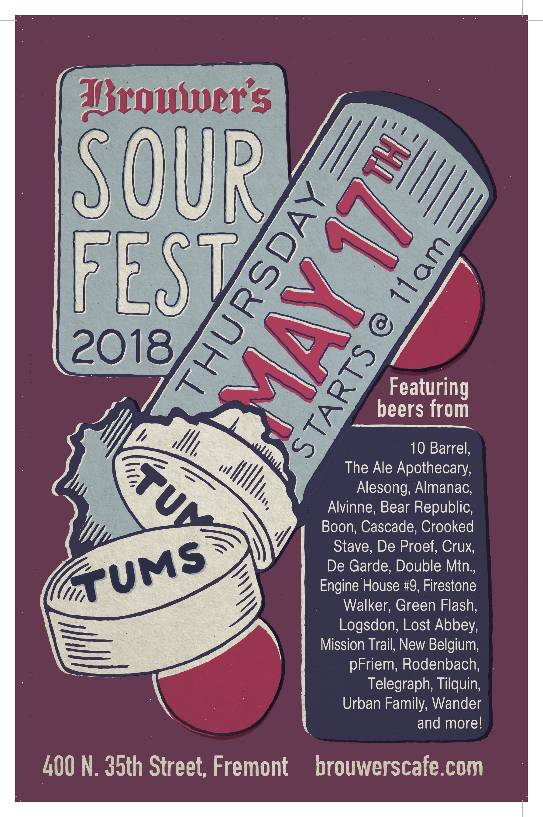 Thursday, May 17th @11am Sour Fest