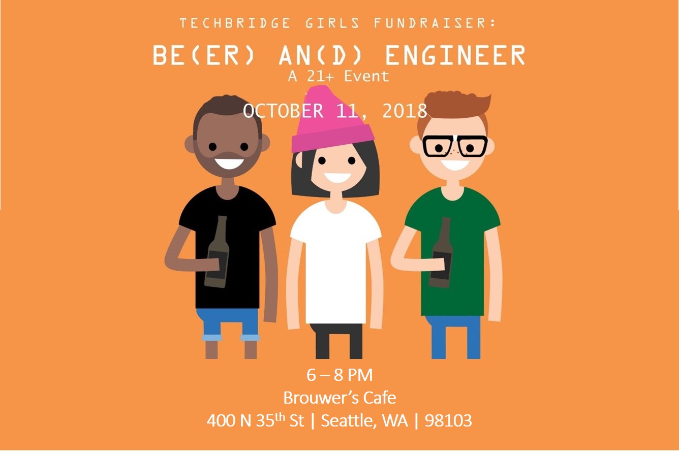 Thursday, October 11th 6-8pm, A Fundraiser for Techbridge