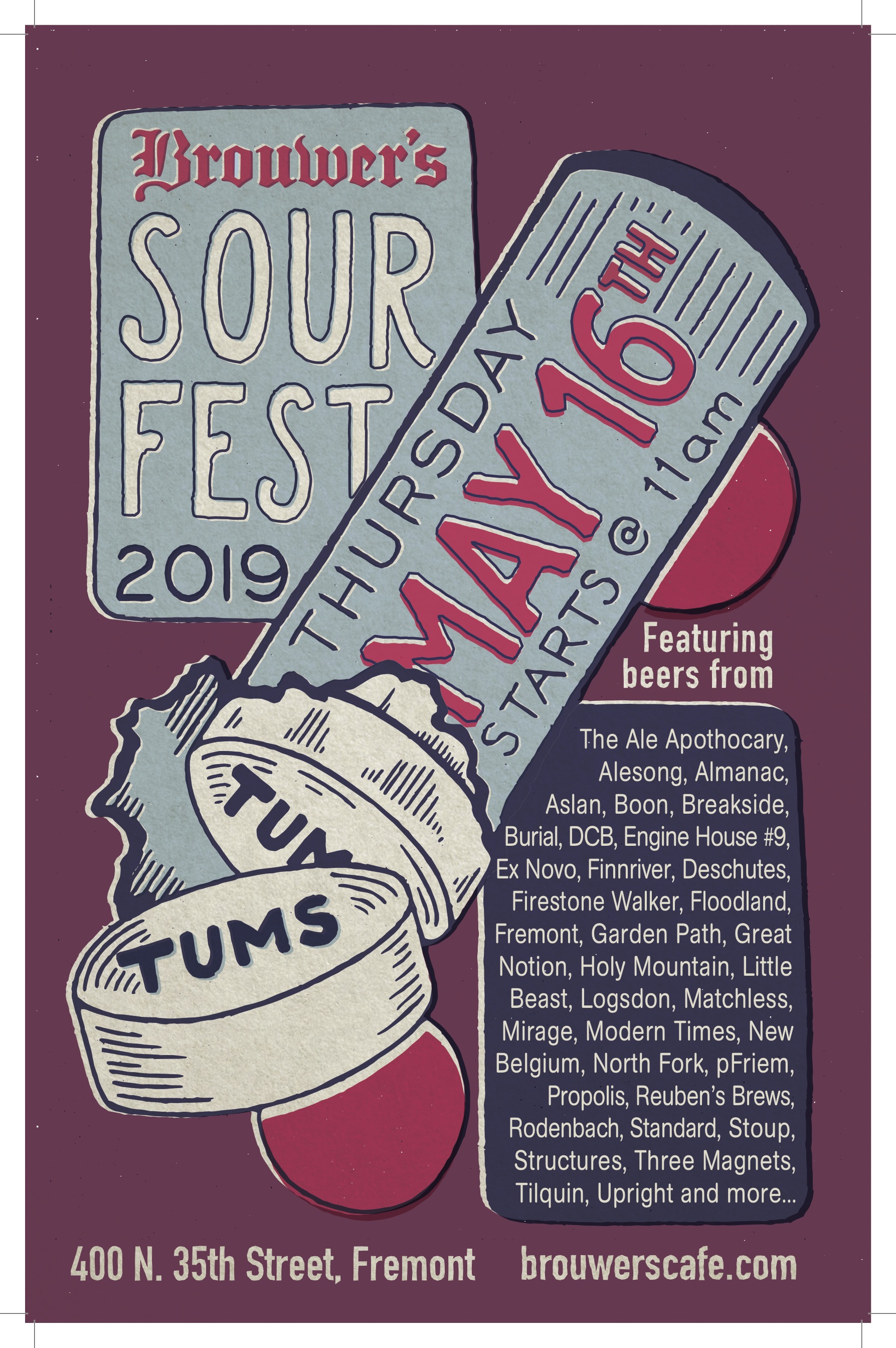 Thursday, May 16th @ 11am, Sour Fest