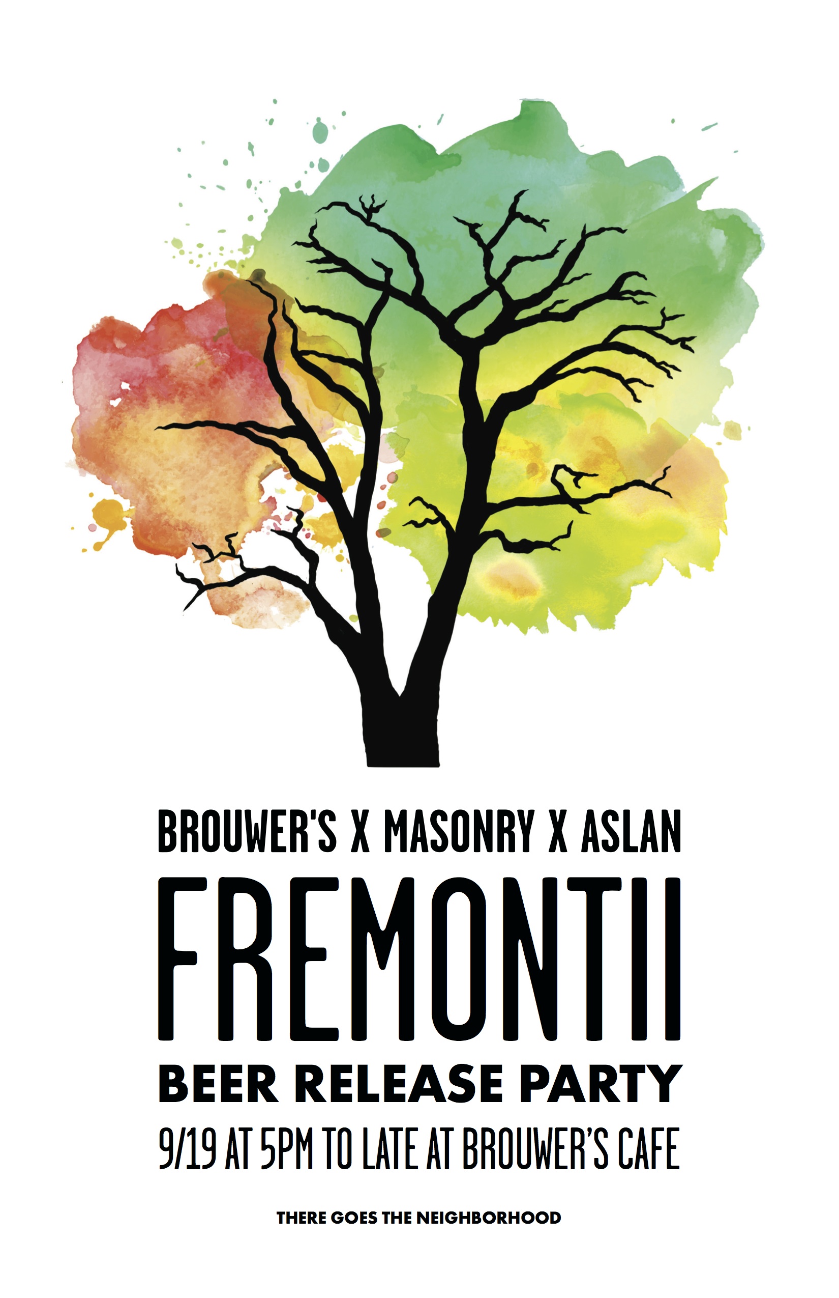 Thursday, September 19th @ 6pm Aslan/Masonry/Brouwer’s Fremontii Beer Release