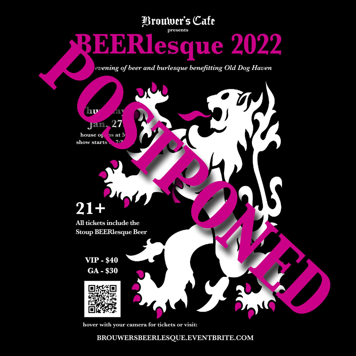 Beerlesque 2022 Postponed